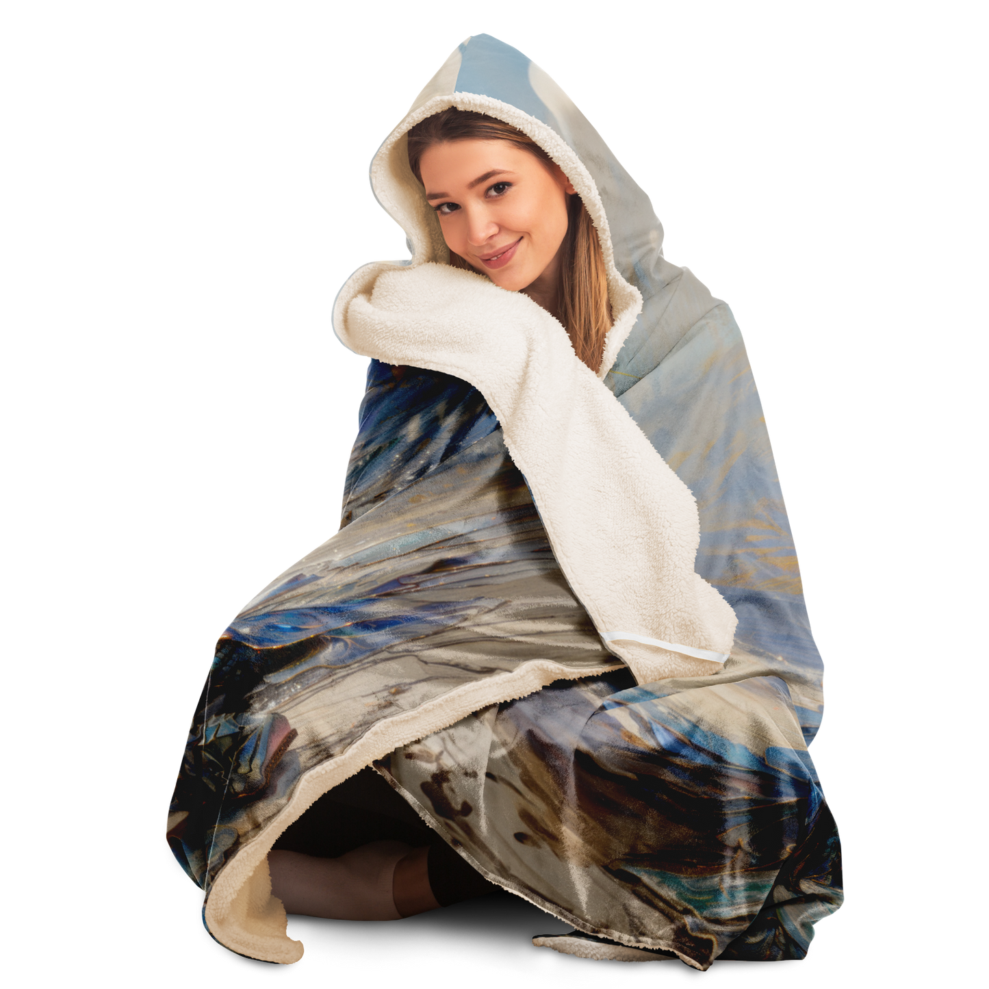 Atlantean Summoner Hooded Blanket