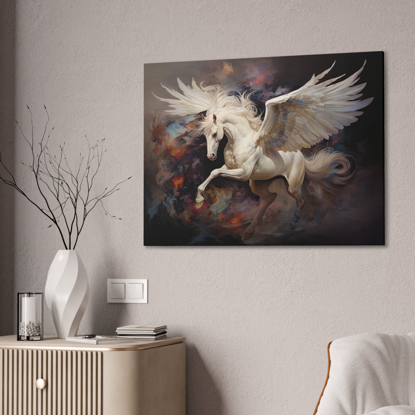 "Pegasus Flare"  Canvas Stretched, 0.75" - Print