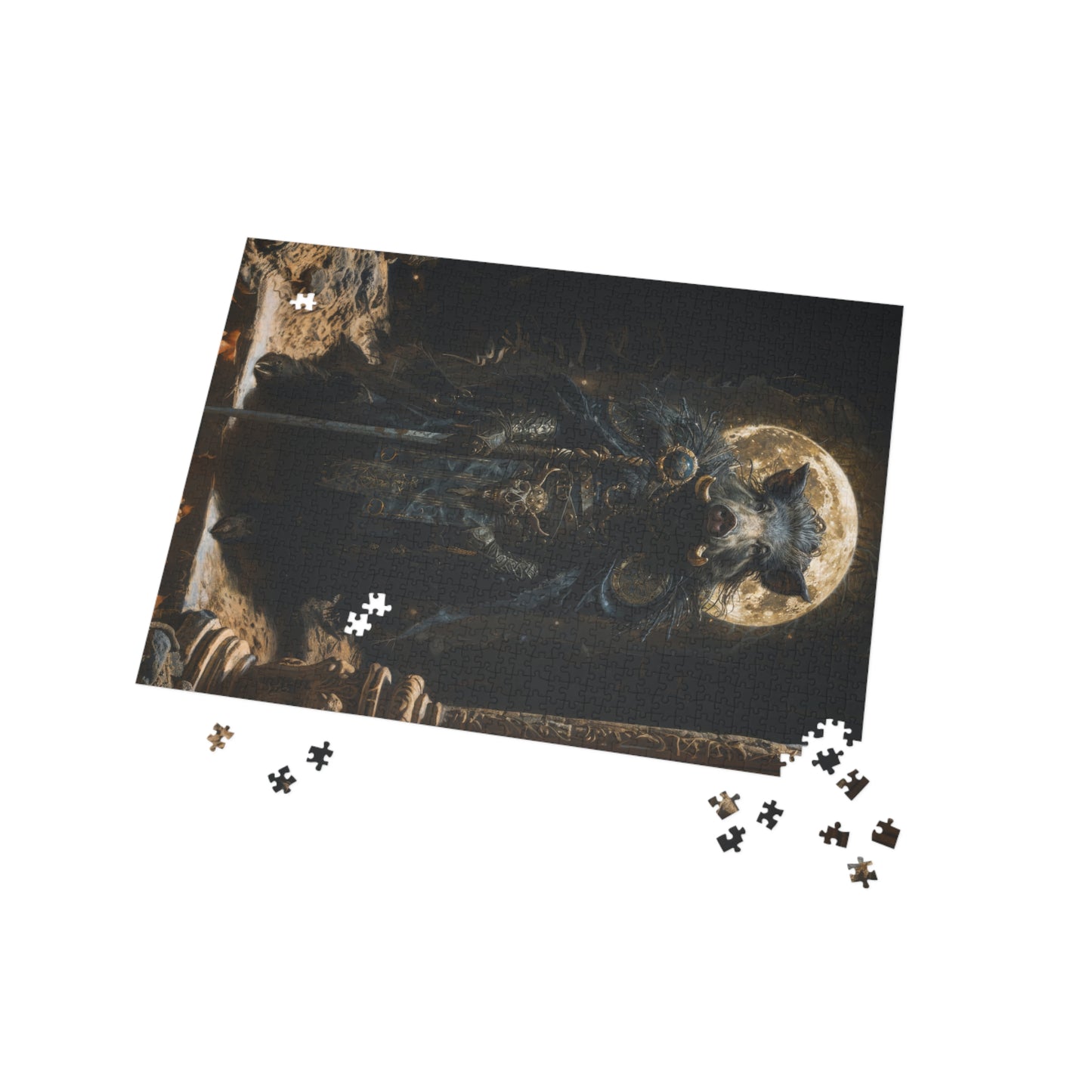 "Shadowtusk Shaman" Puzzle (500, 1000-Piece)