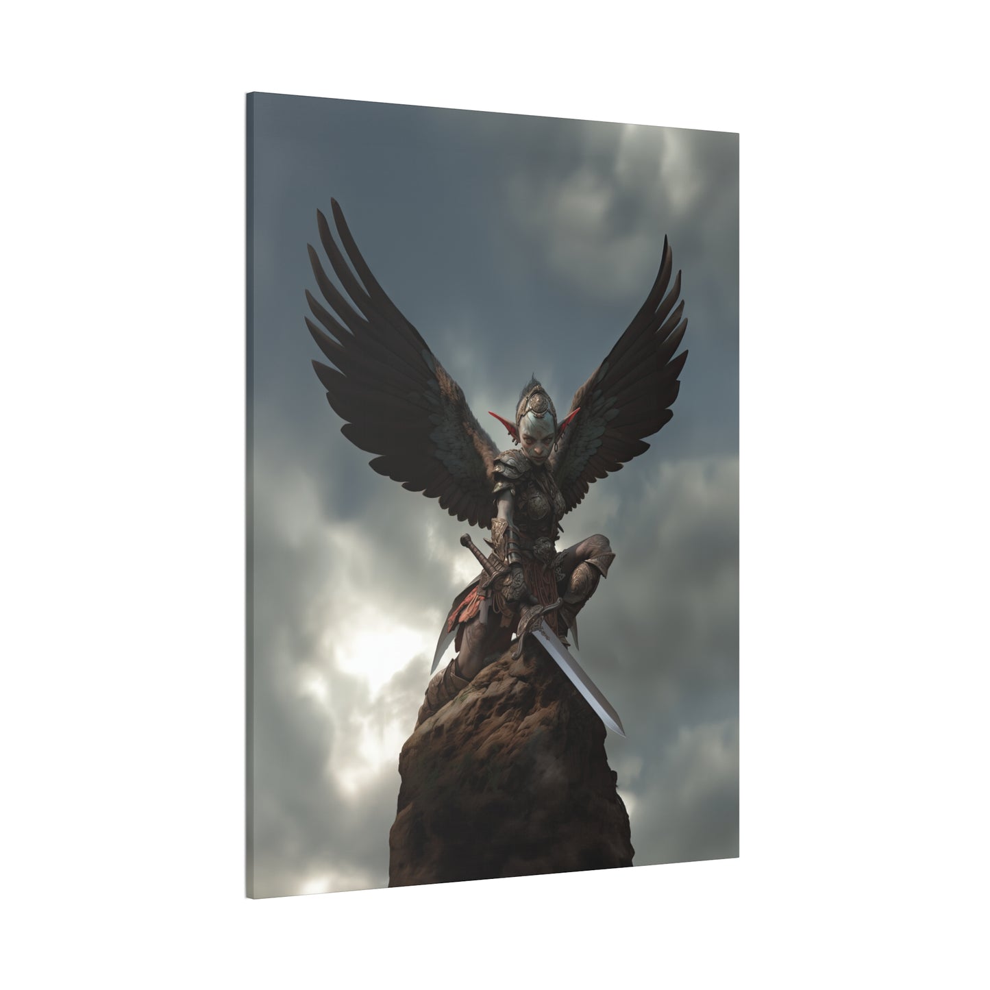 "Goblin Harpy Queens Guard" Canvas Stretched, 0.75" - Print