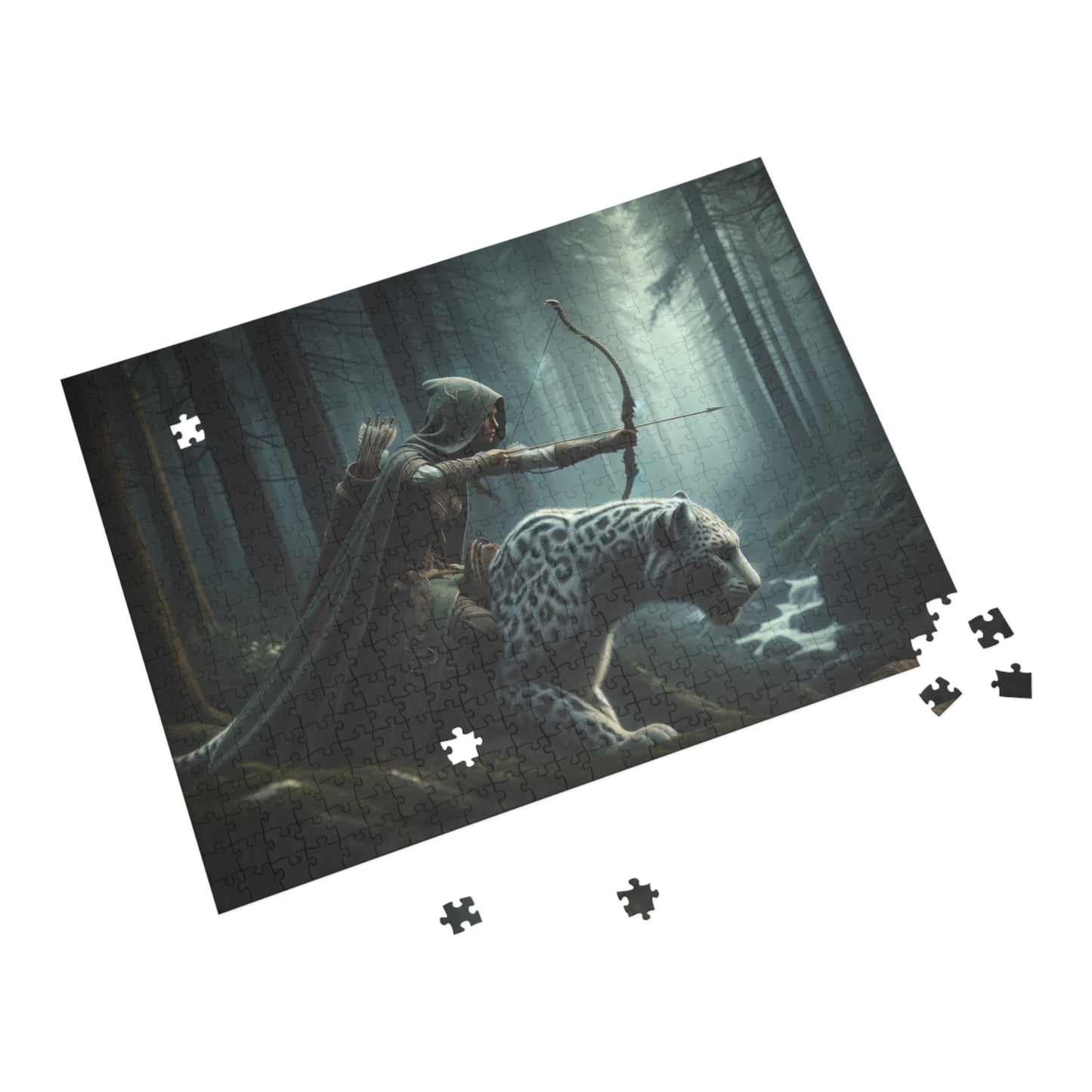 "Sleek Hunters" Puzzle (500, 1000-Piece)