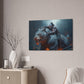 "Tiger Rider"  Canvas Stretched, 0.75" - Print