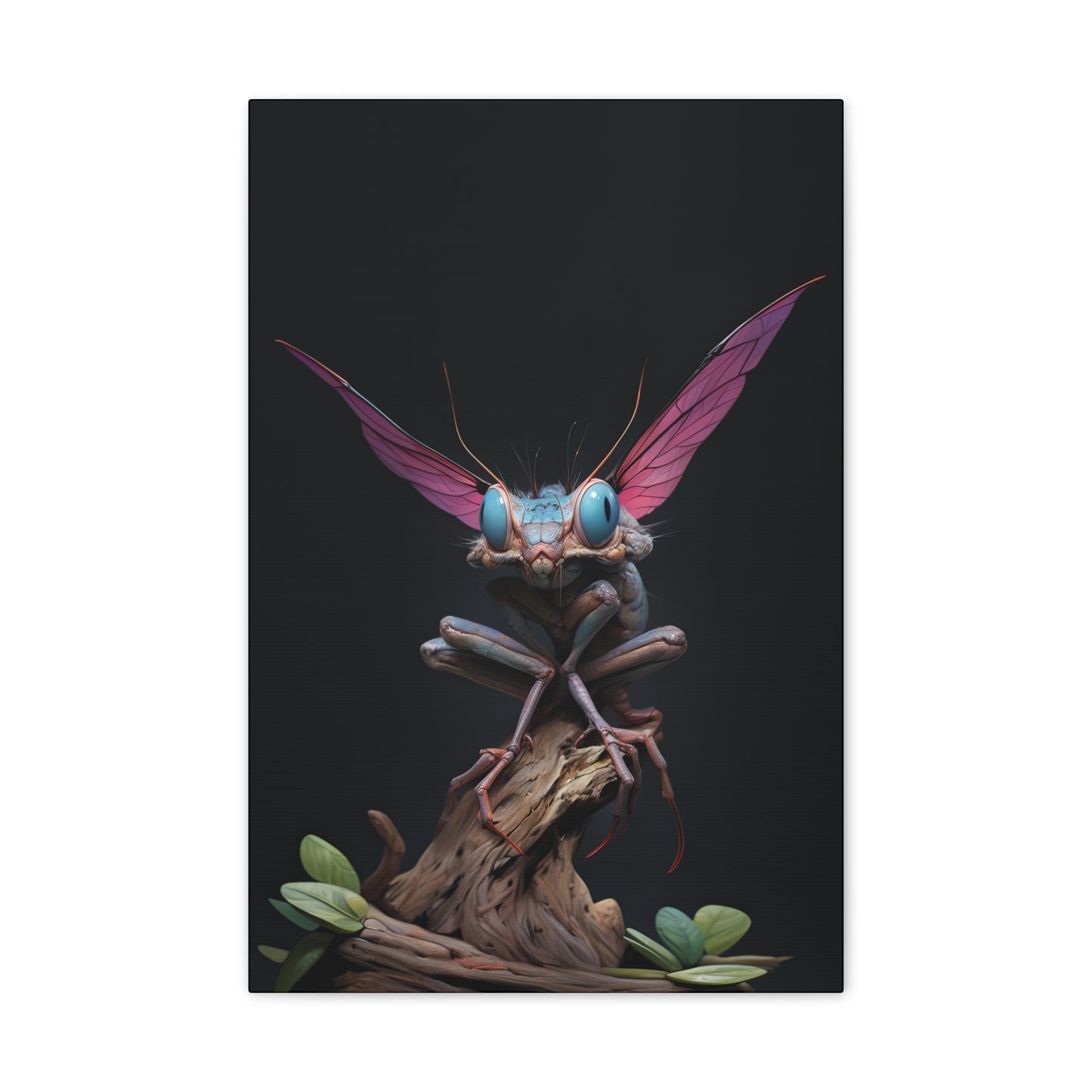 "Pixie Bug" Canvas Stretched, 0.75" - Print