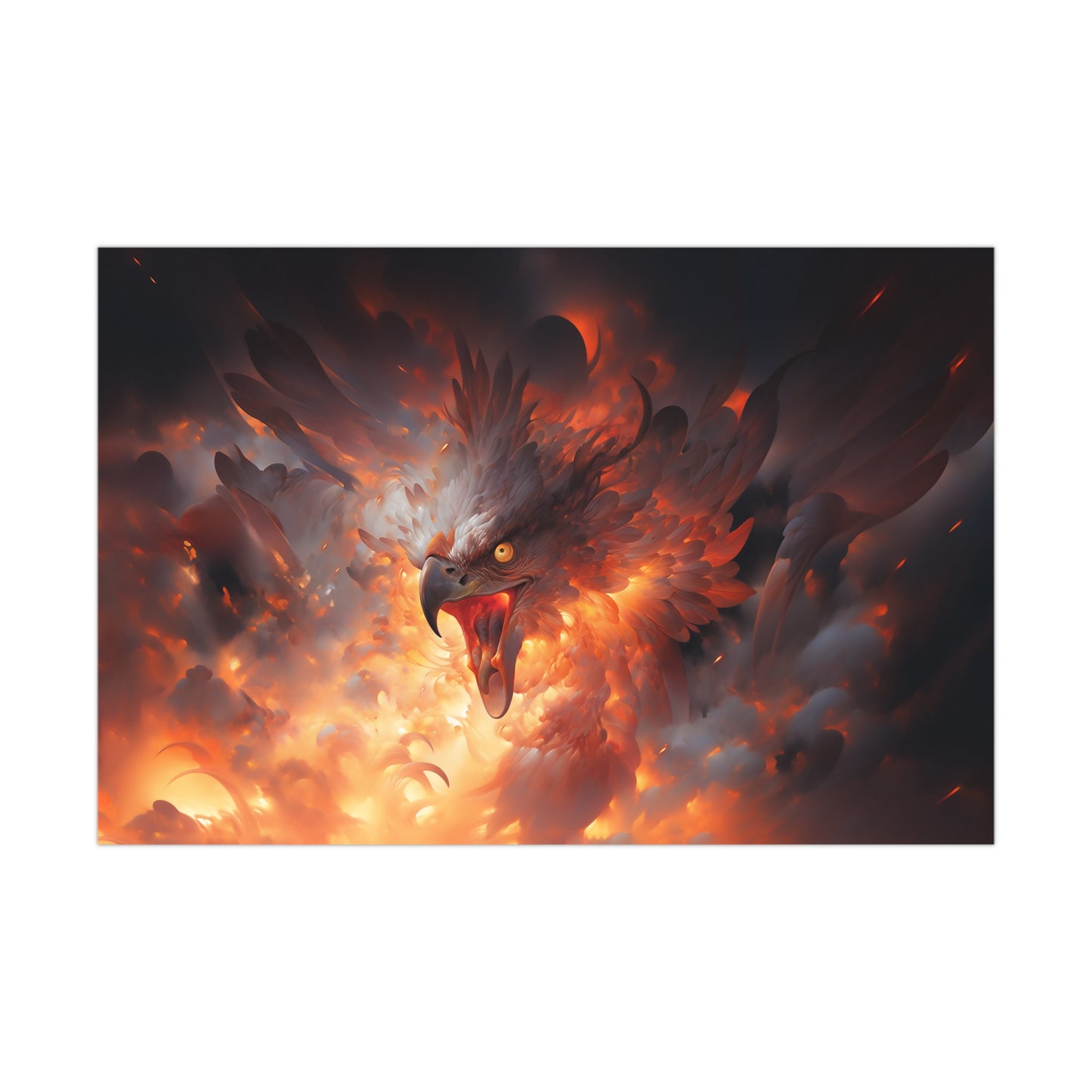 "Phoenix Fury" Poster - Print