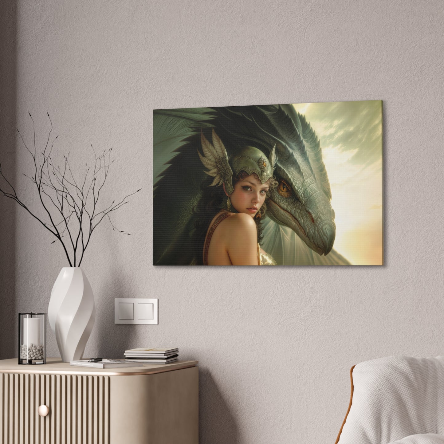 "Dragonseer"  Canvas Stretched, 0.75" - Print