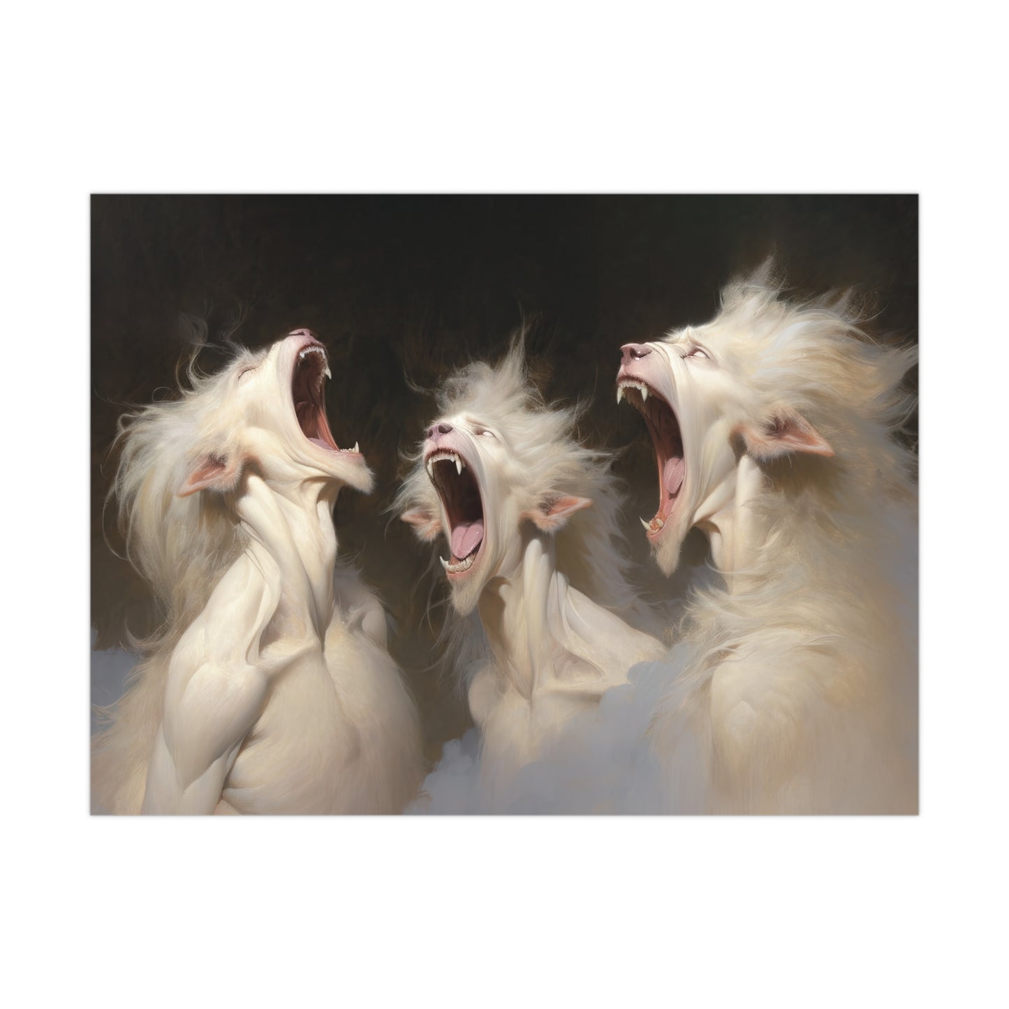 "Albino Werewolf Chorus" Poster - Print