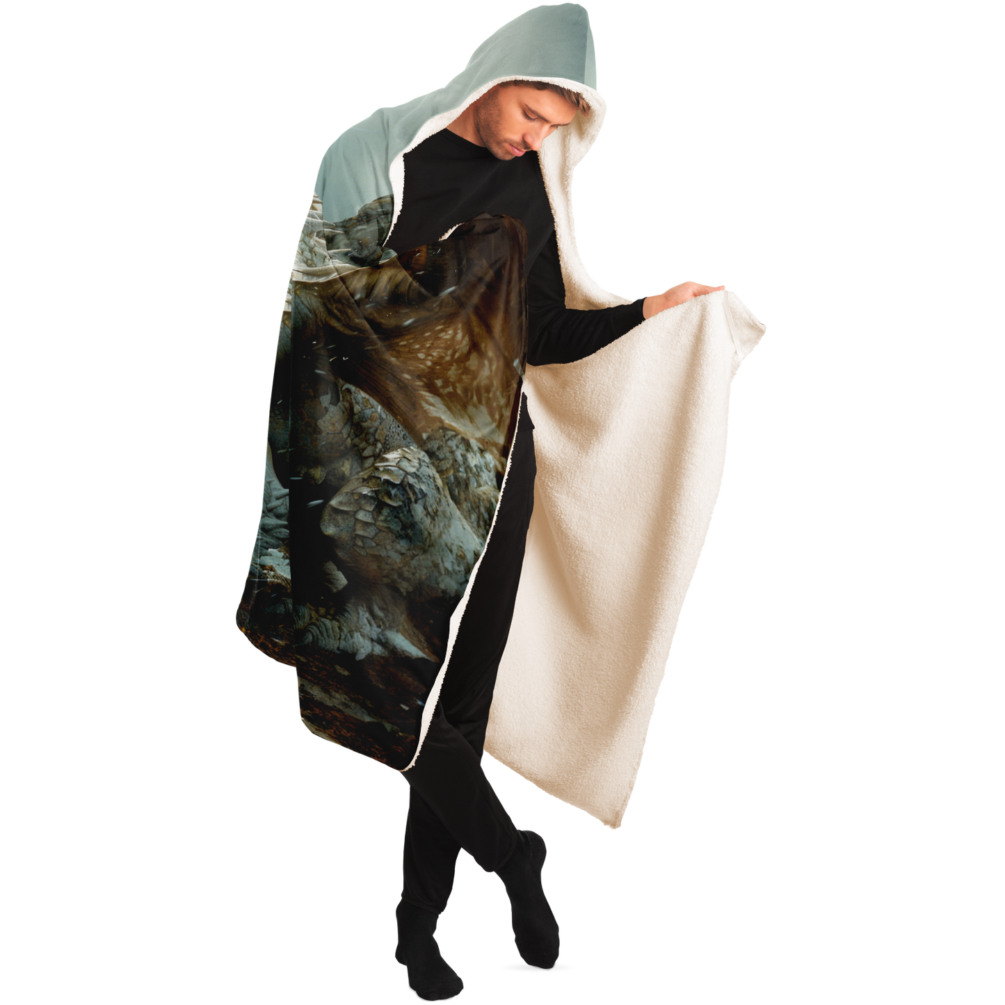 "Elders" Hooded Blanket