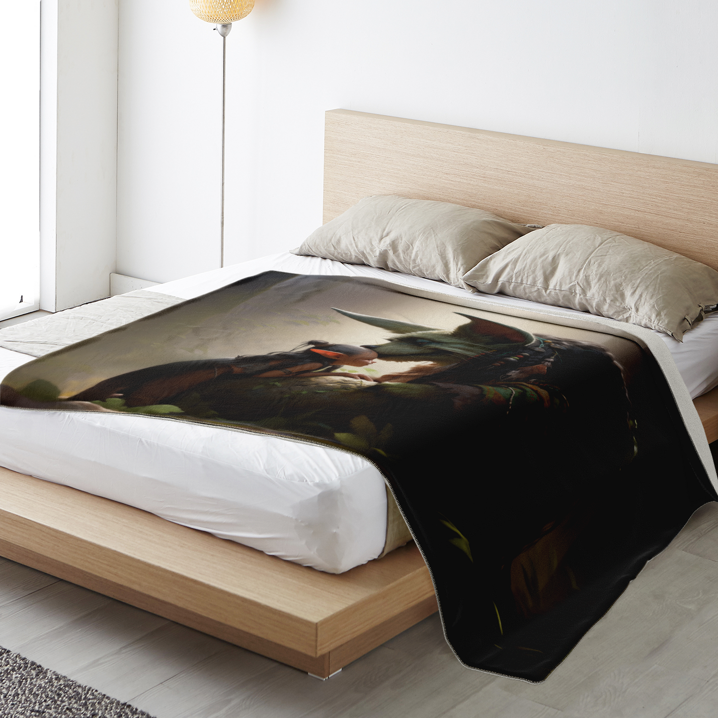 Forest Elders And Fairytales Premium Microfleece Blanket