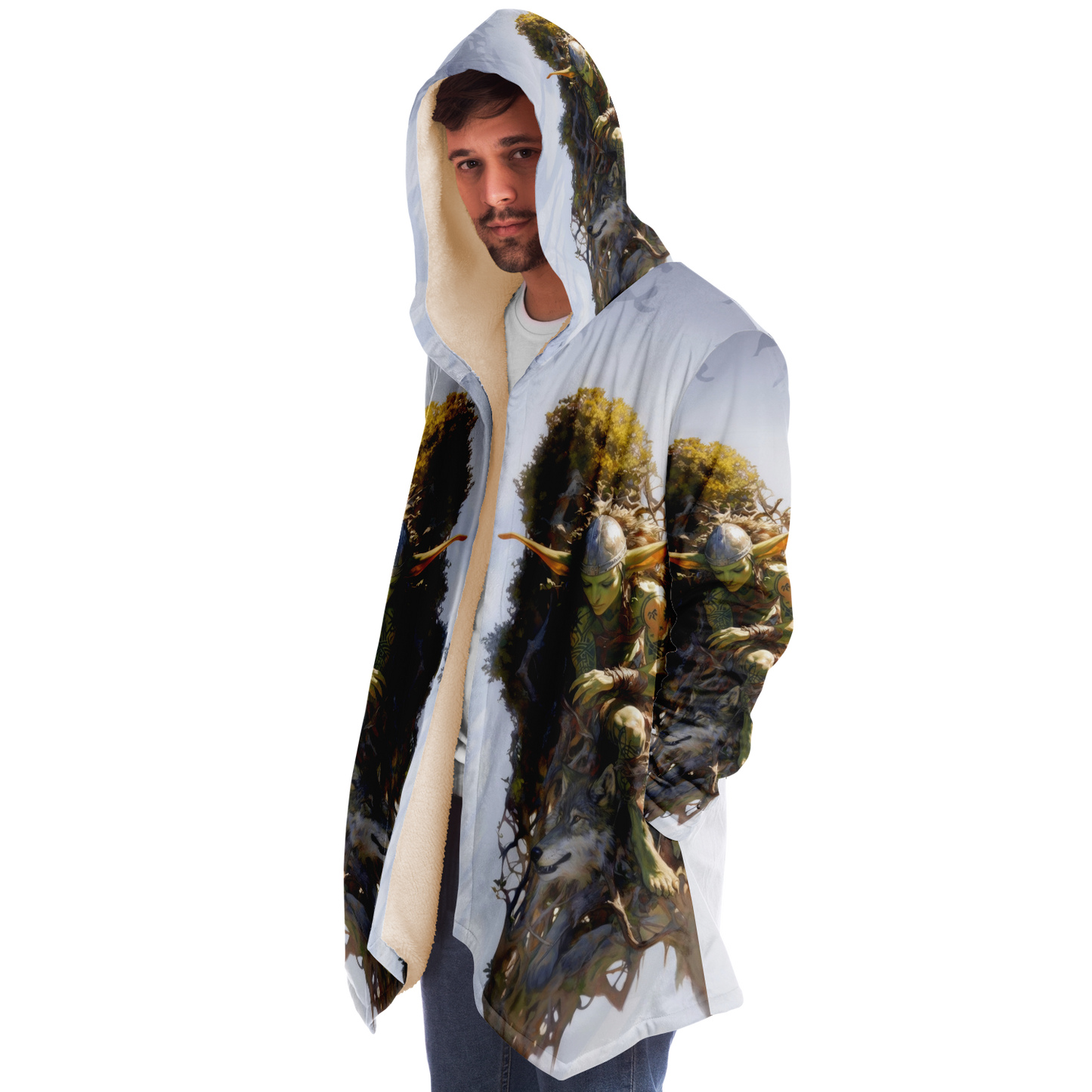 Floating Gardens Escape Microfleece Cloak