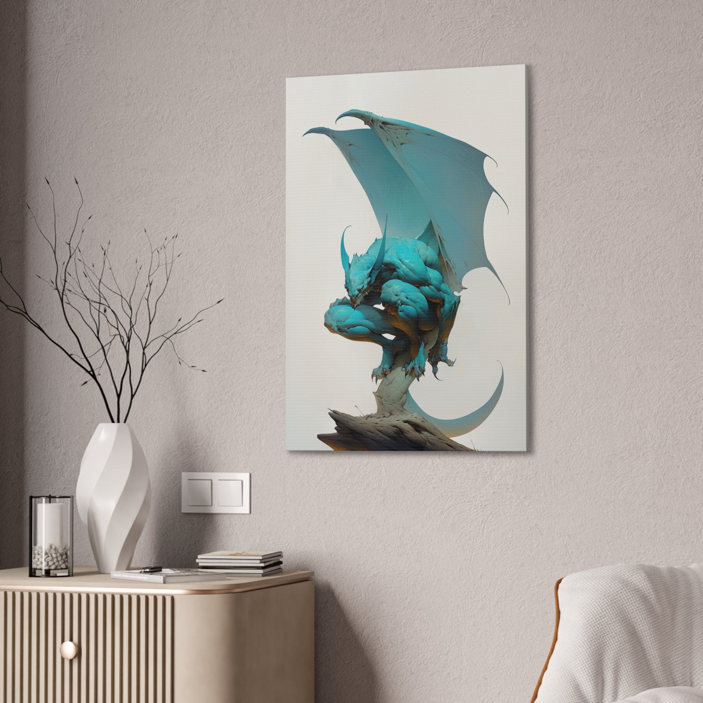 "Winged Trickster" Canvas Stretched, 0.75" - Print