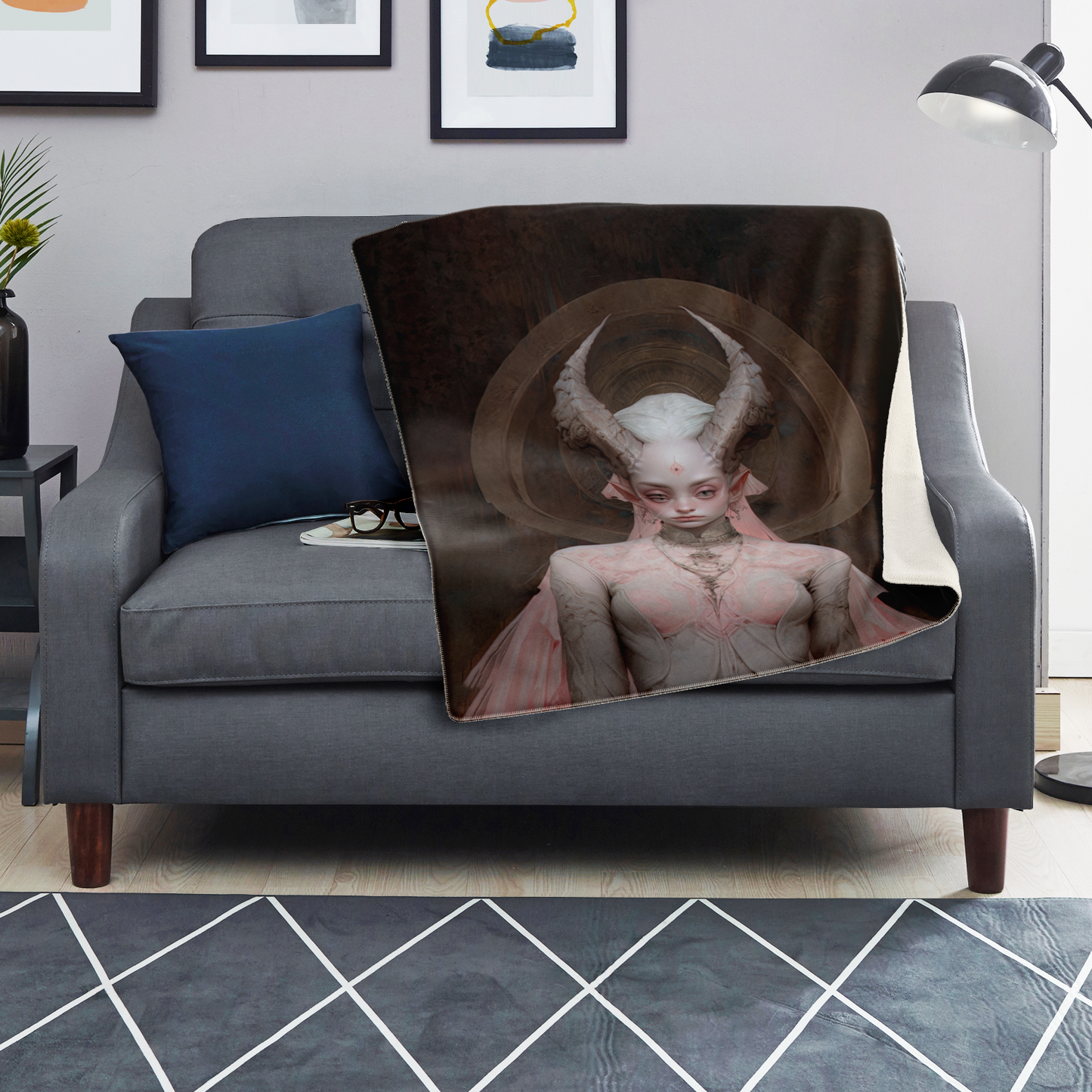 Faun Princess Premium Microfleece Blanket