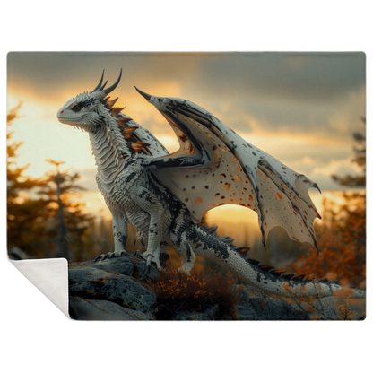 Dawnbringer Drake Premium Microfleece Blanket