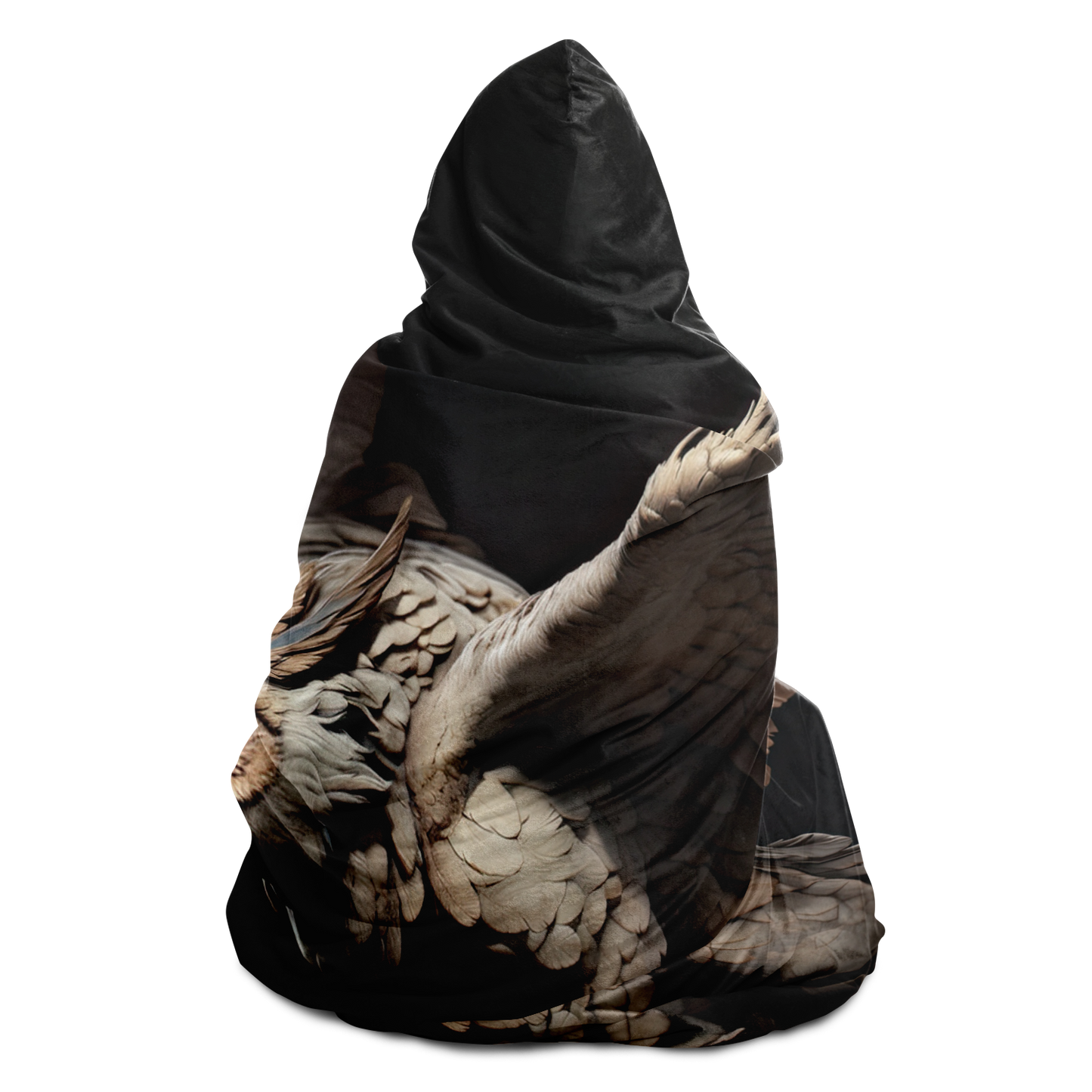 Gaze Of The Griffon Hooded Blanket