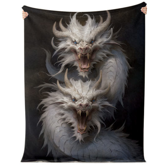 Double Trouble Premium Microfleece Blanket