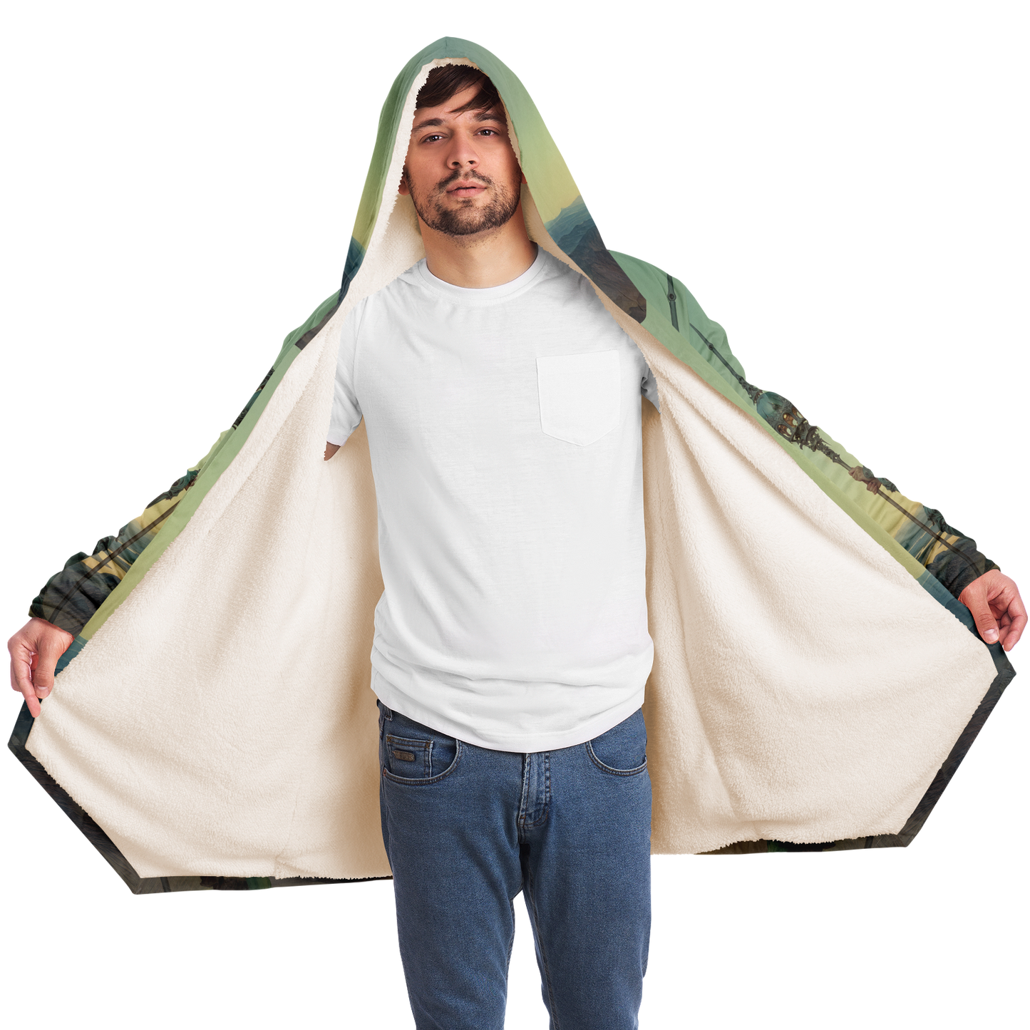 Keeper of the Celestial Flame Microfleece Cloak