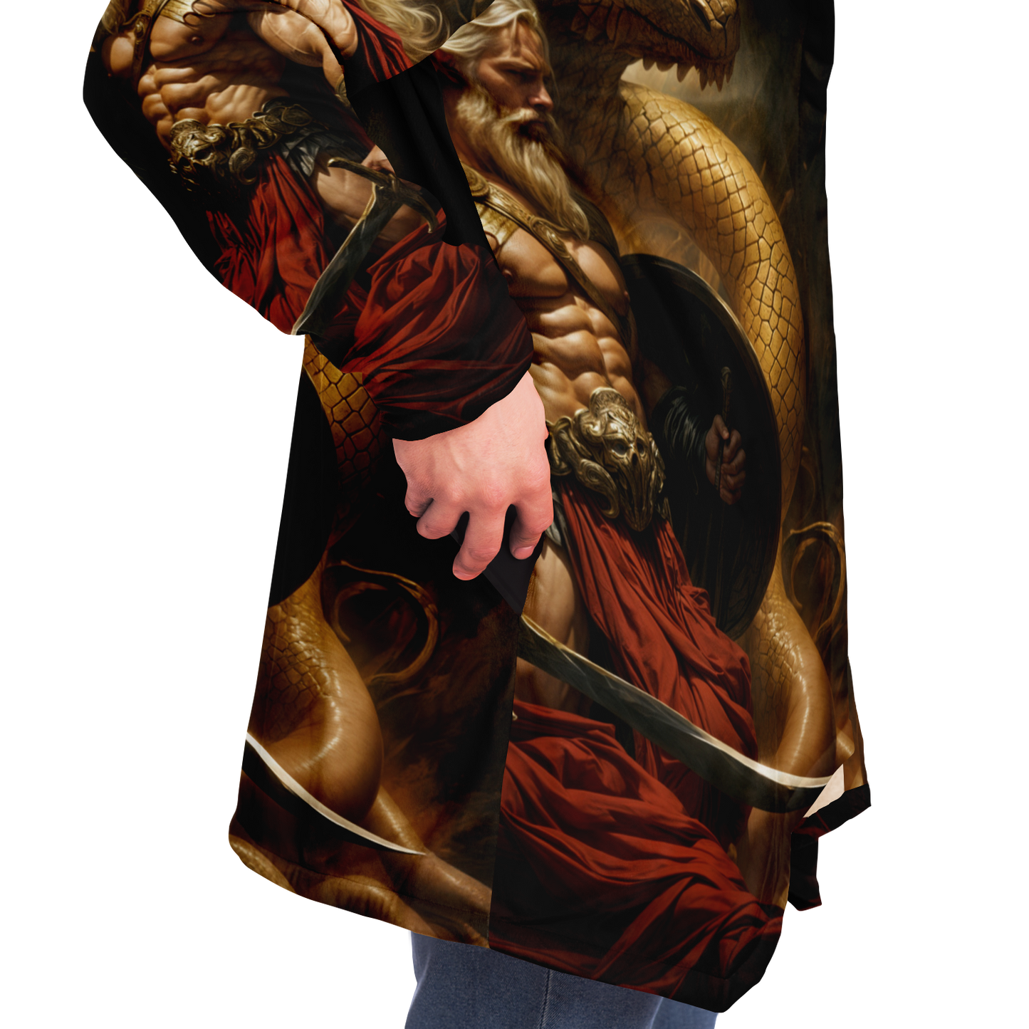 Serpent King Microfleece Cloak