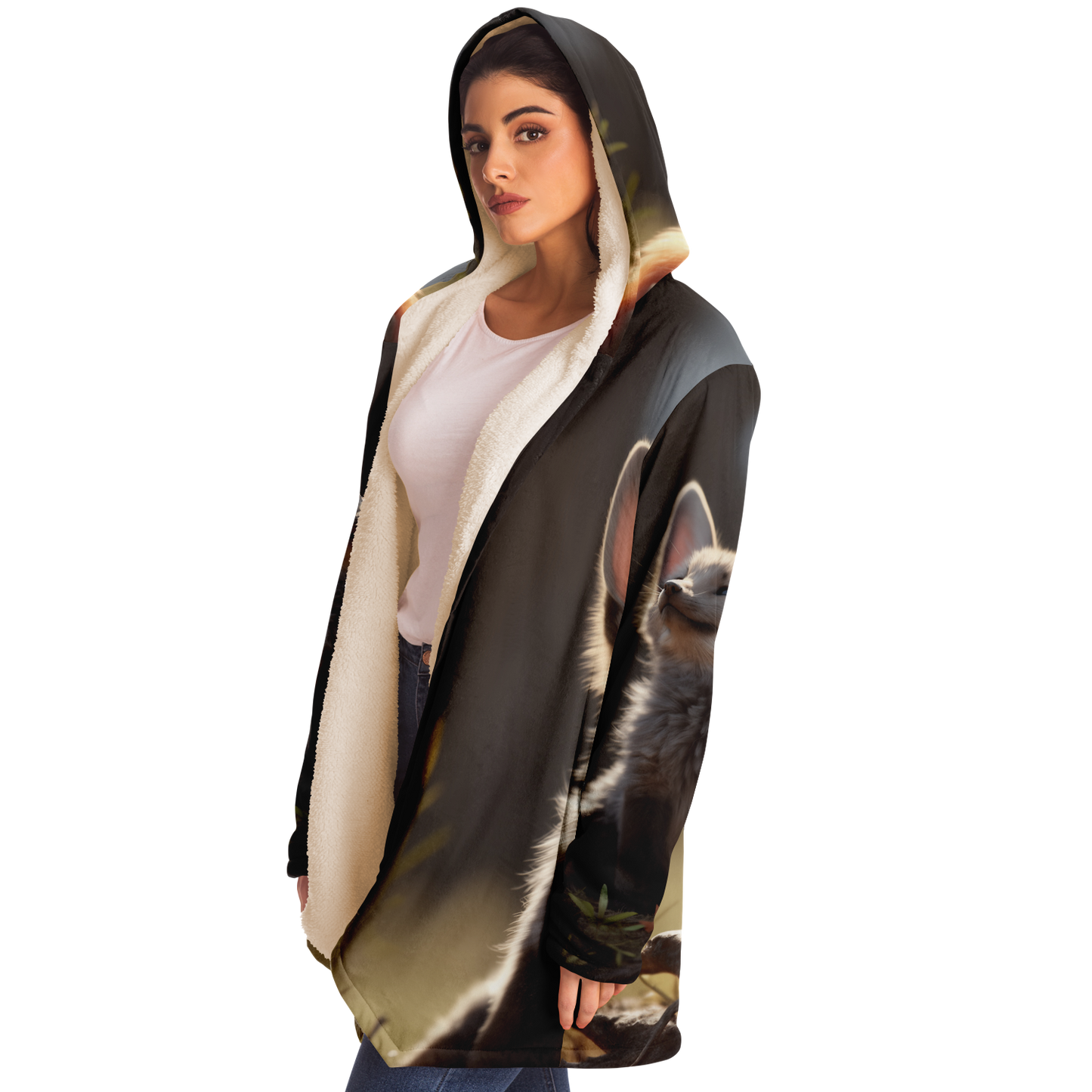 Dawn Fox Microfleece Cloak