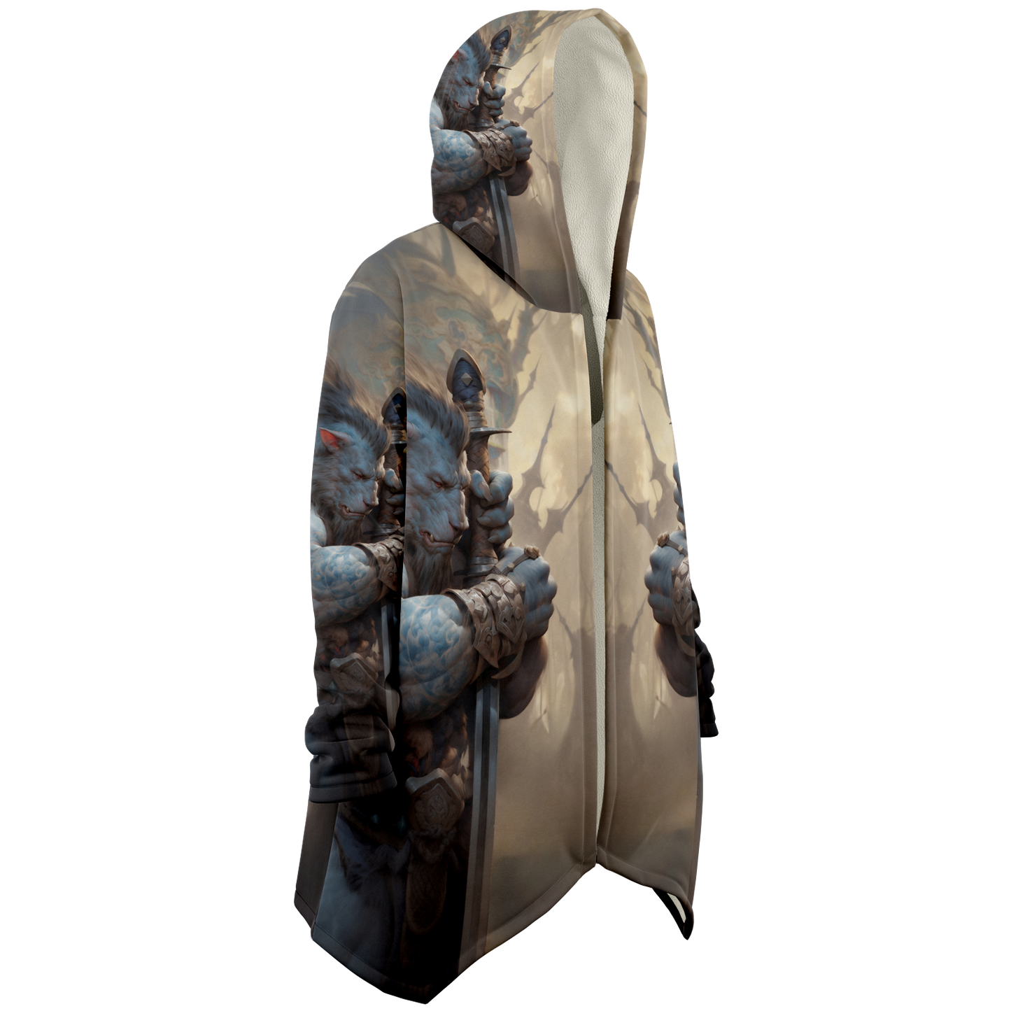 Werewolf Warrior Microfleece Cloak