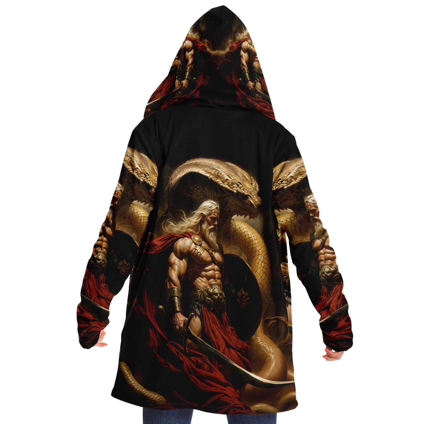 Serpent King Microfleece Cloak