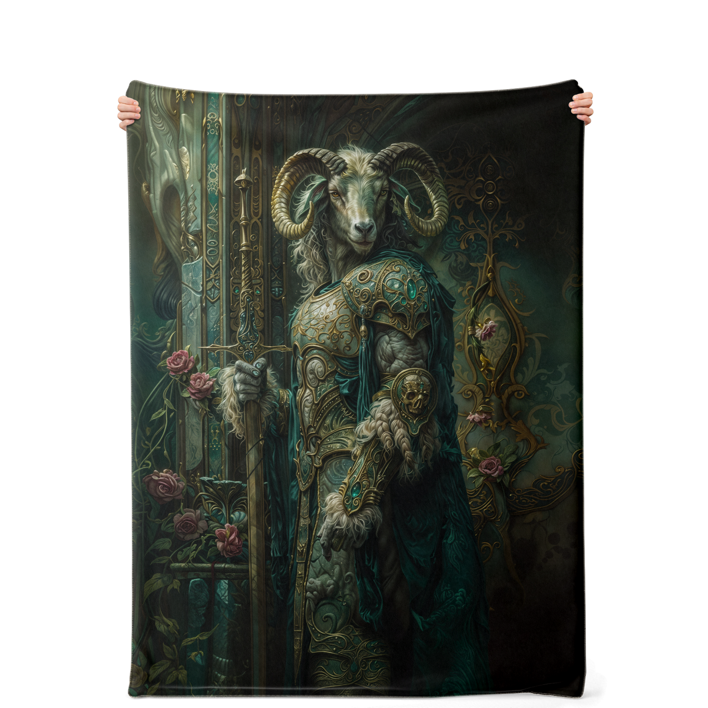 Emerald Oathkeeper Premium Microfleece Blanket