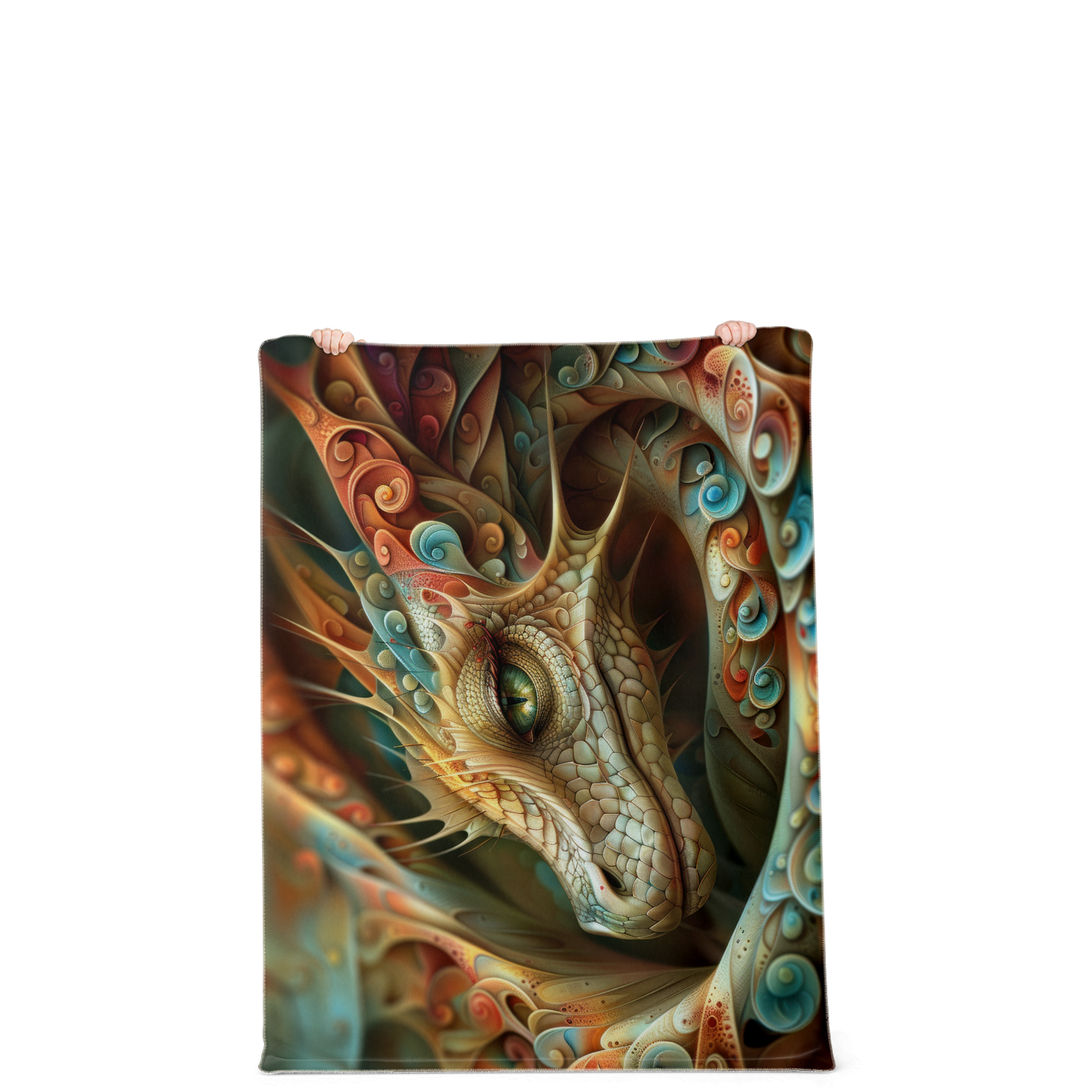 Premium Microfleece Spiralwyrm Blanket