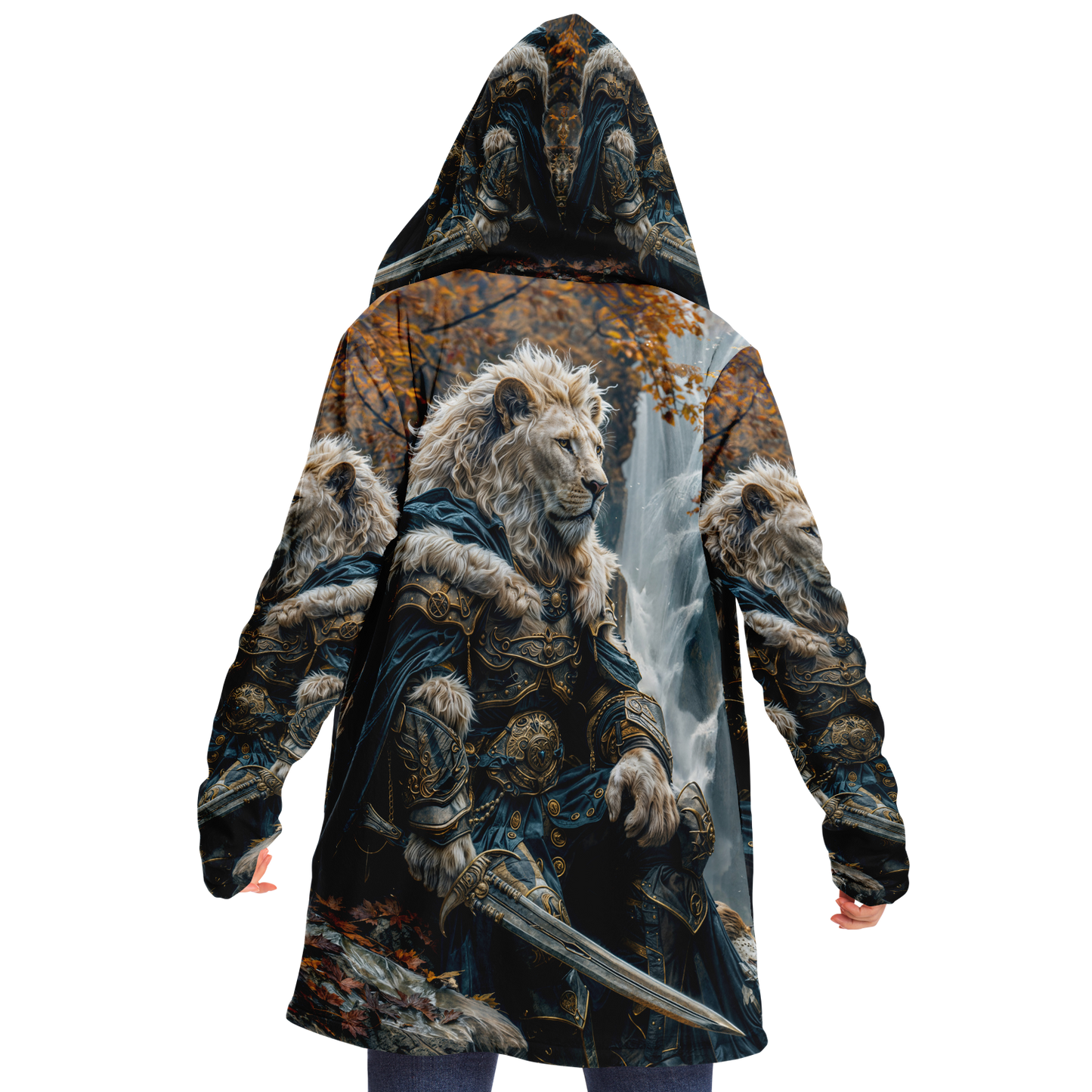 Lionhearts Mourning Microfleece Cloak