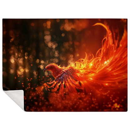 Blazing Grace Phoenix Premium Microfleece Blanket