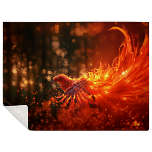 Blazing Grace Phoenix Premium Microfleece Blanket