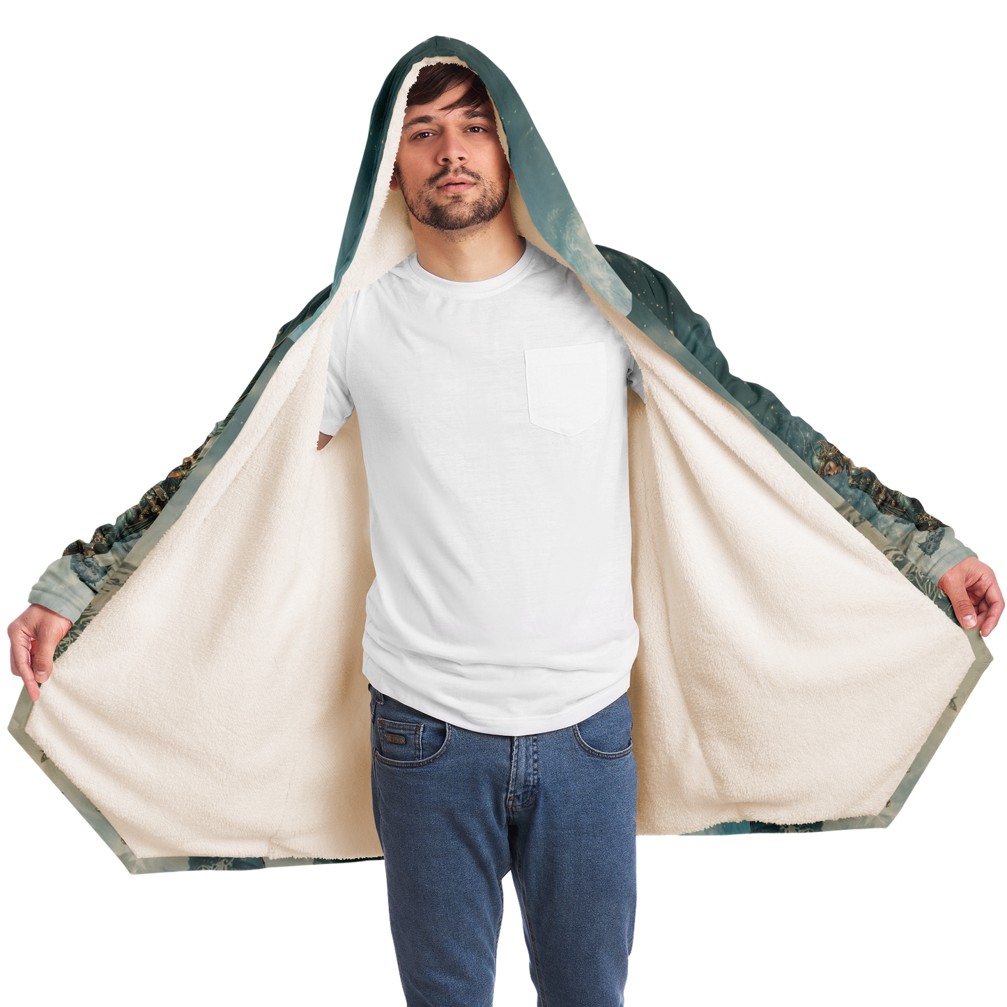 Cybernetic Sentinel Microfleece Cloak