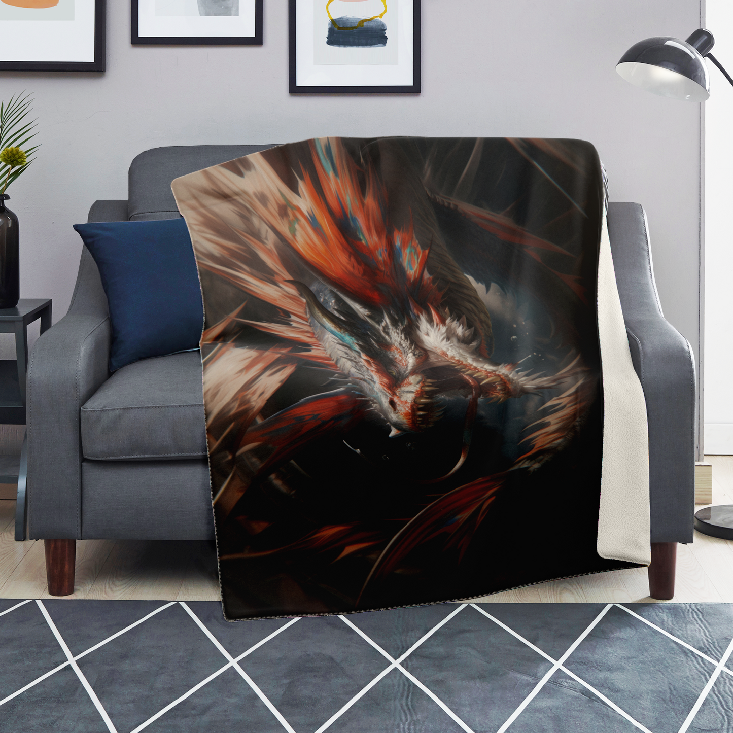 NetherBeast Premium Microfleece Blanket