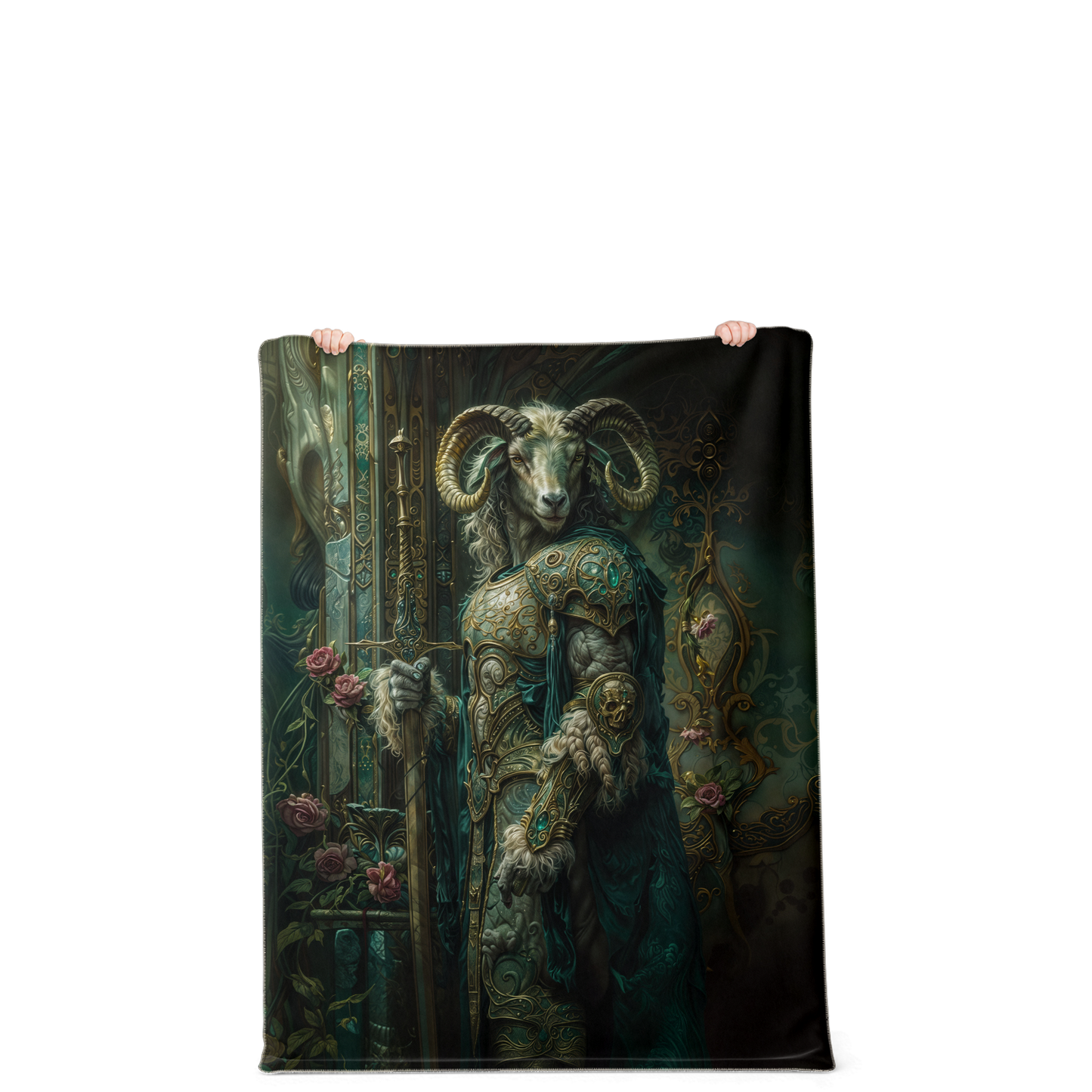 Emerald Oathkeeper Premium Microfleece Blanket