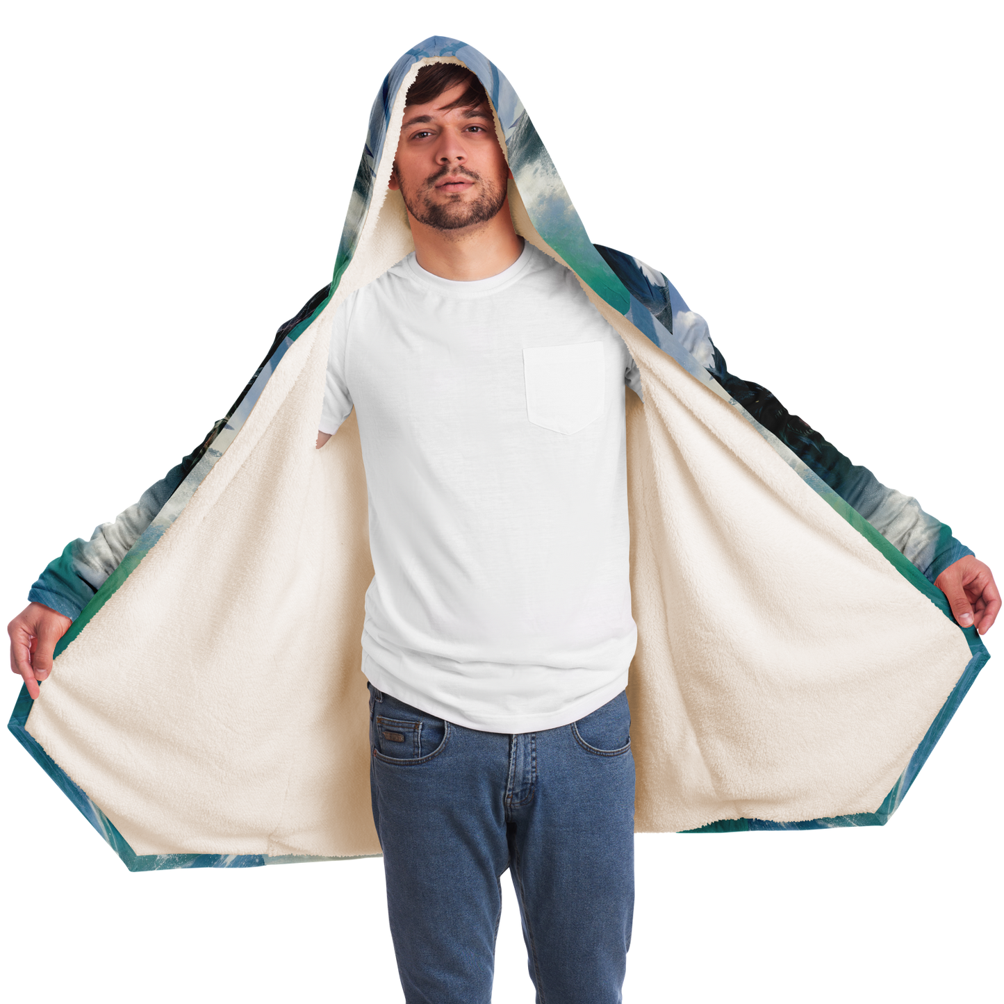 Wrath Of The Kraken Microfleece Cloak