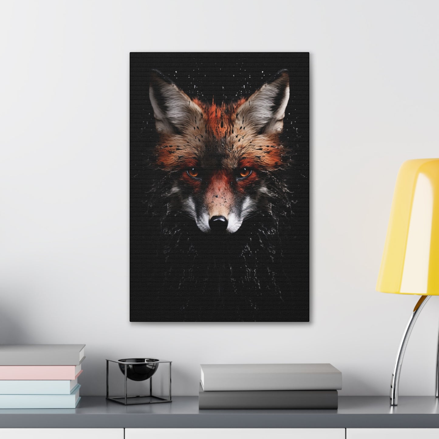 "Fox Burst" Canvas Stretched, 0.75" - Print