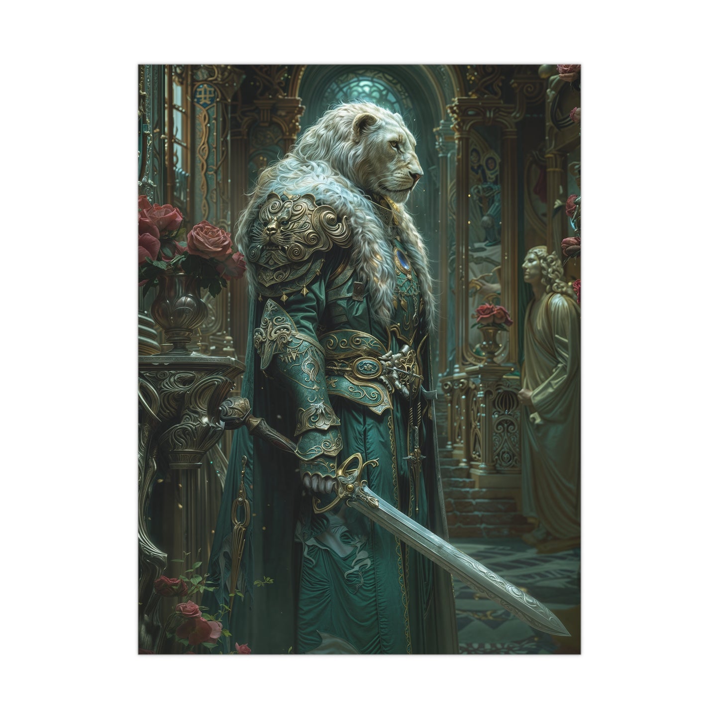 "Valor In The Halls Of Kings" Poster - Print