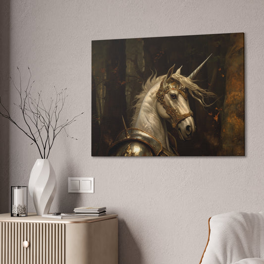 "Sir Hornblade Sentinal"  Canvas Stretched, 0.75" - Print