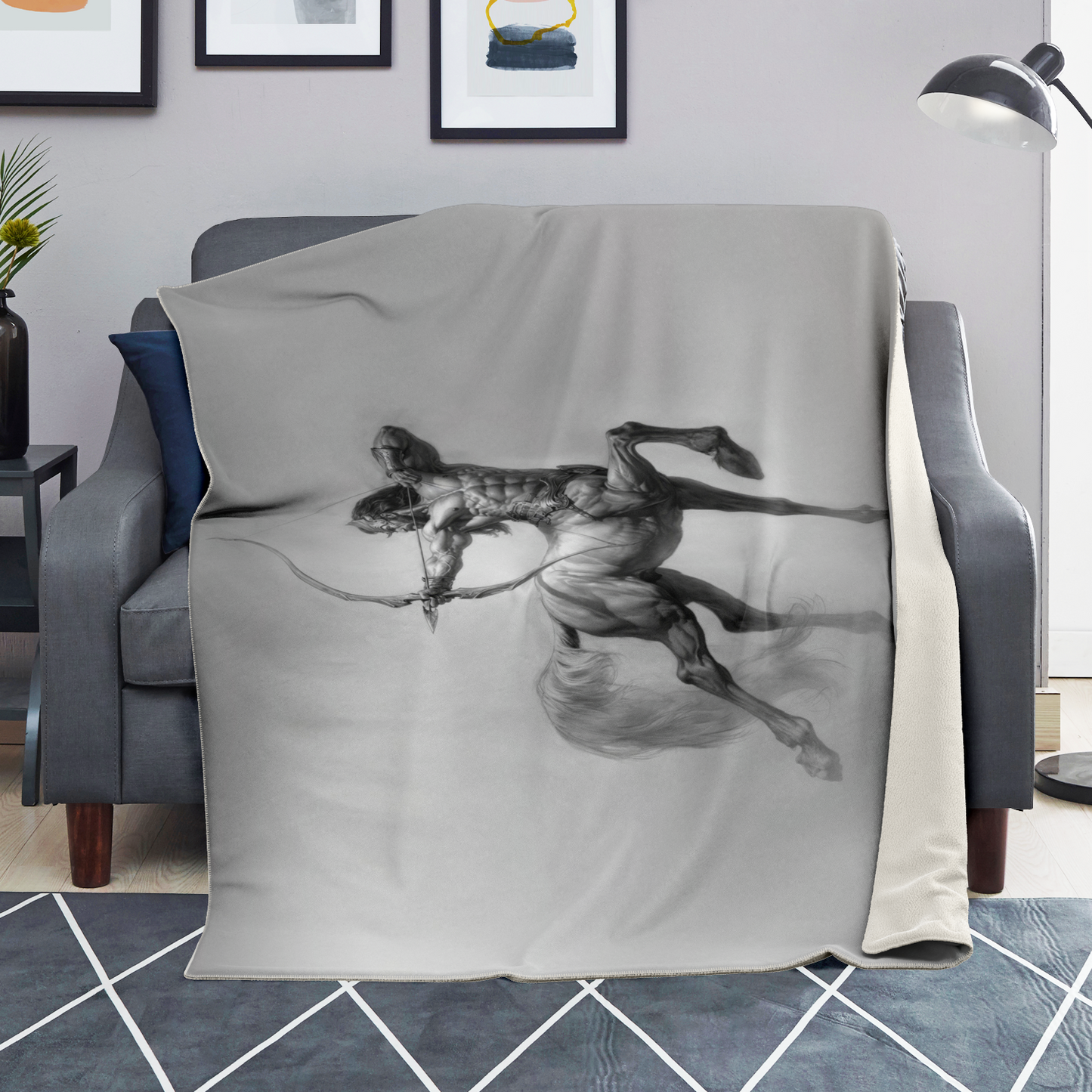 Centaur Archer Premium Microfleece Blanket