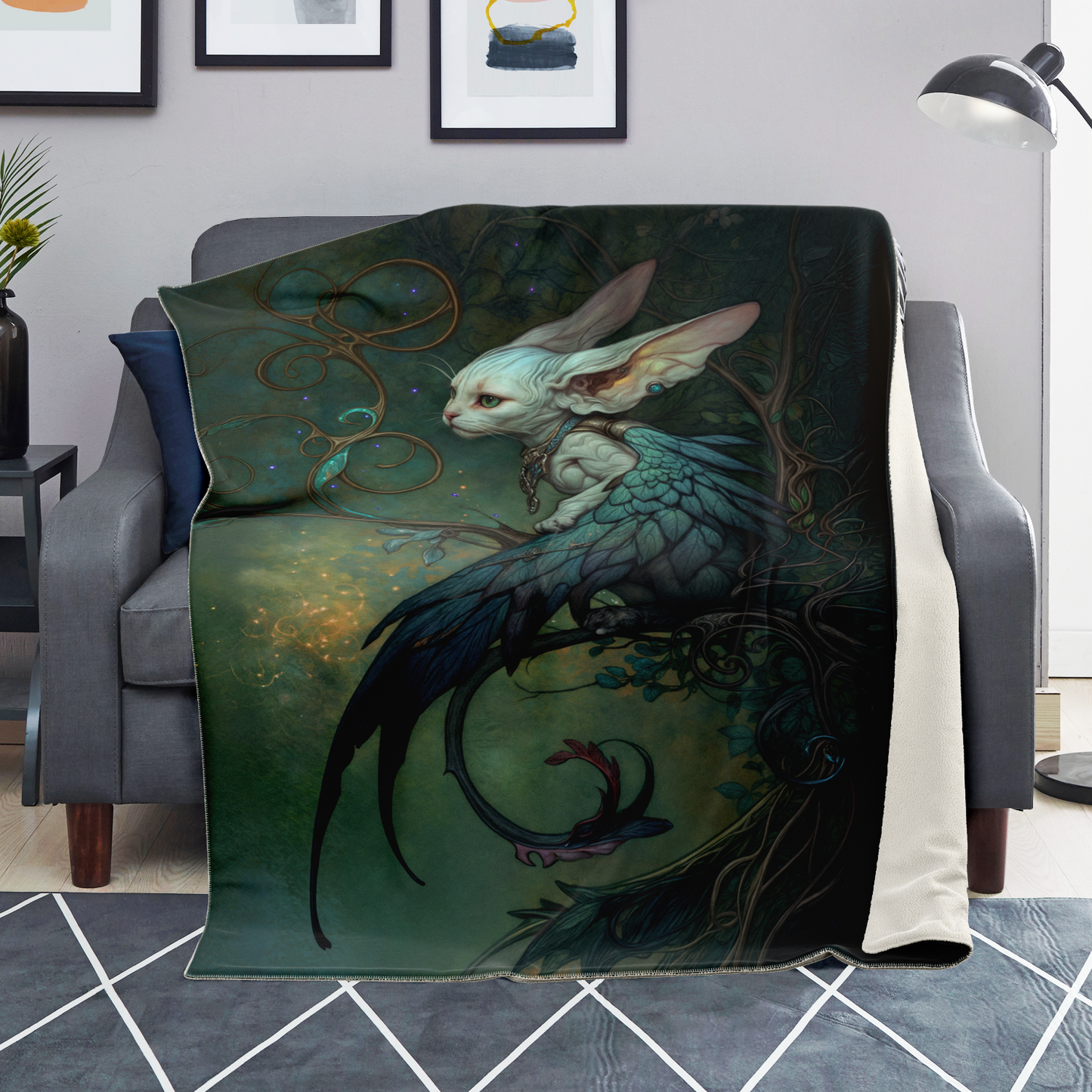 Dreamweaver’s Familiar Premium Microfleece Blanket