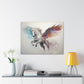 "Aqua Fire Pegasus"  Canvas Stretched, 0.75" - Print