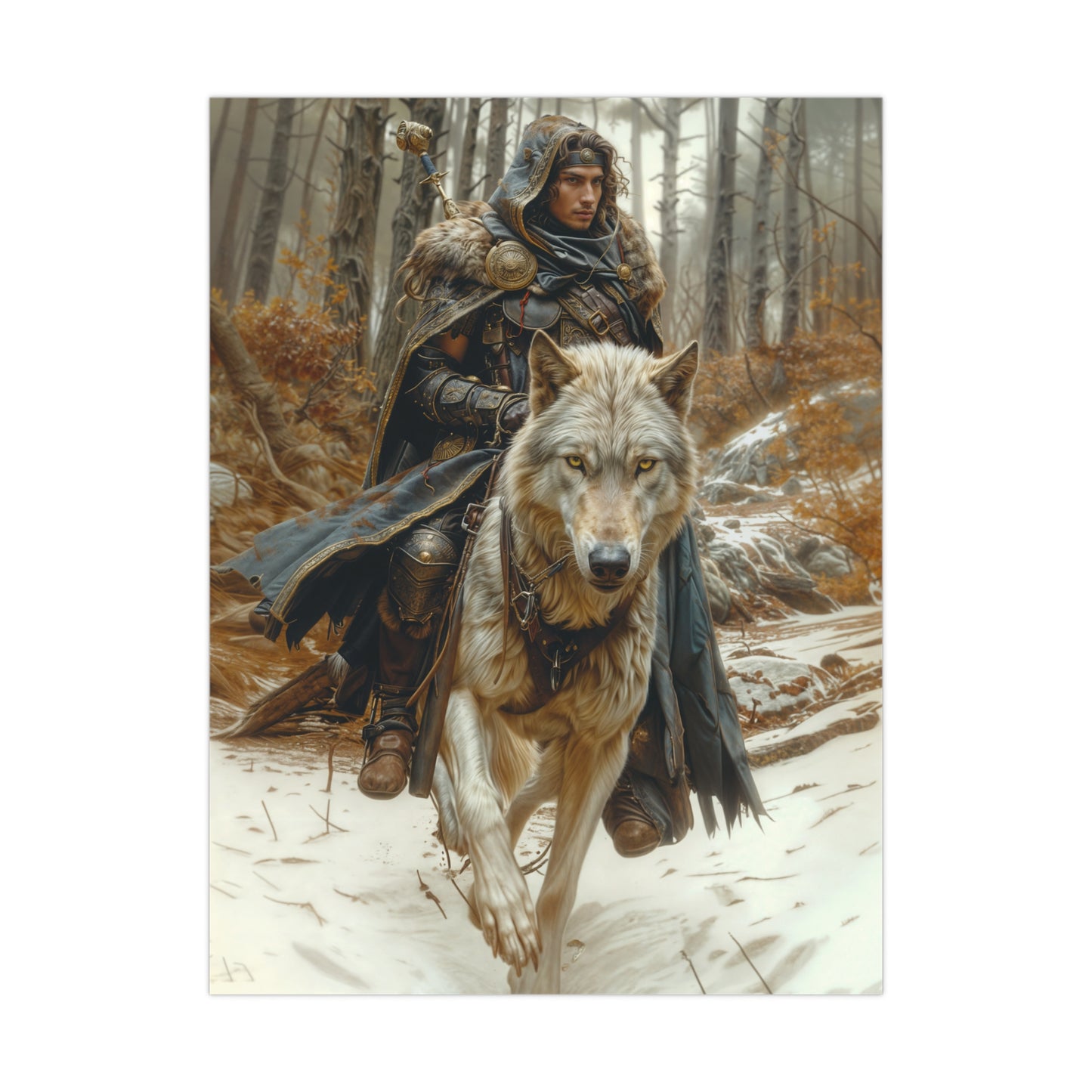 "Wolf Rider" Poster - Print