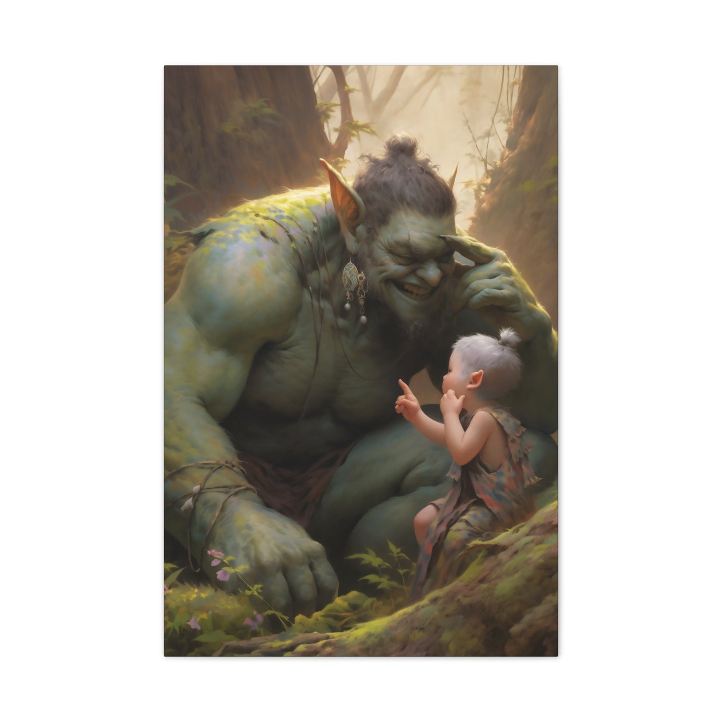 "Thunderchuckle and Pixie Snicker" Canvas Stretched, 0.75" - Print