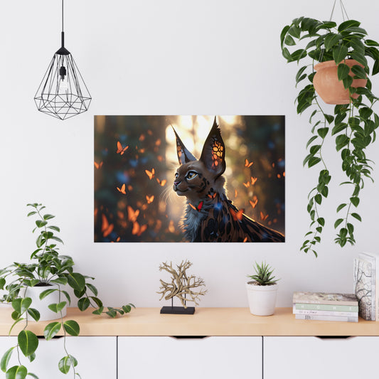 "Butterfly Cat" Poster - Print