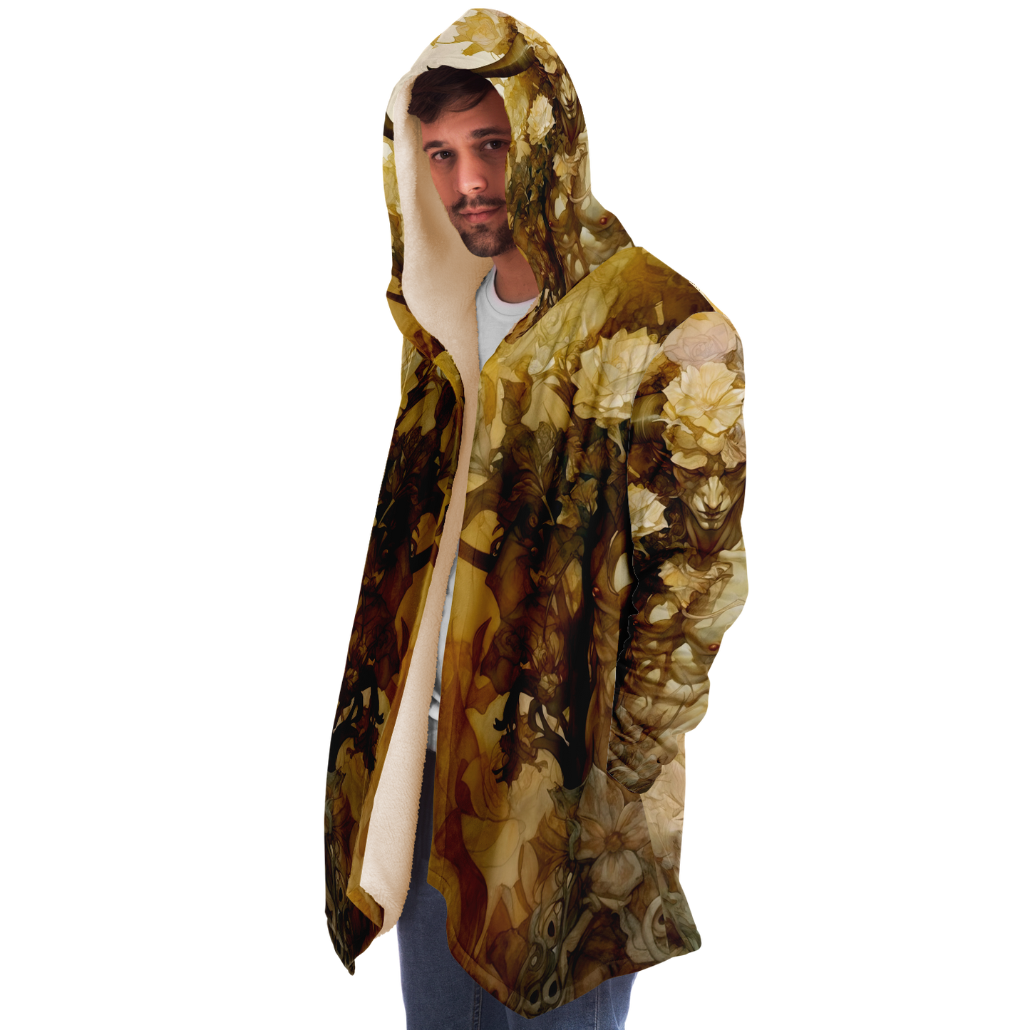 Golden Guardian Microfleece Cloak