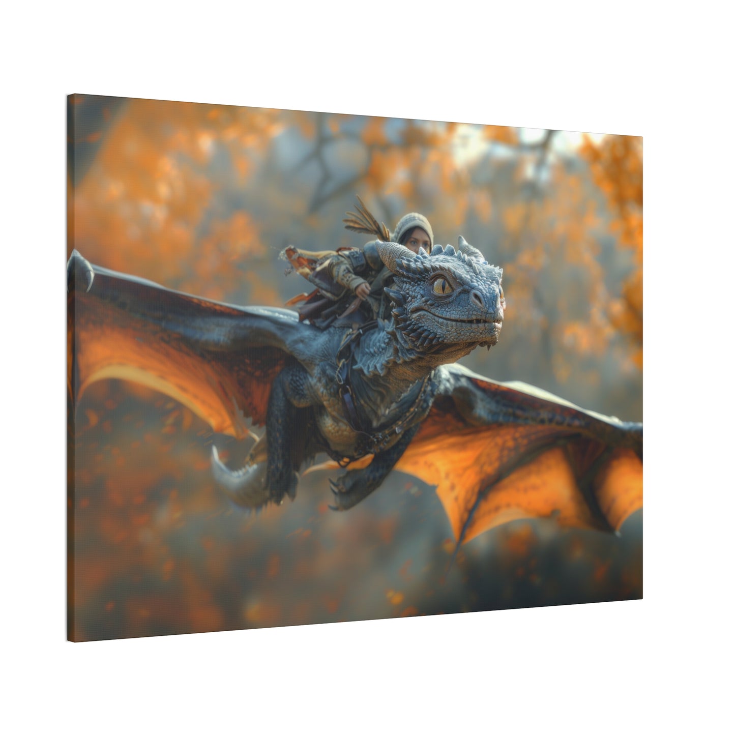 "Swift Messenger"  Canvas Stretched, 0.75" - Print