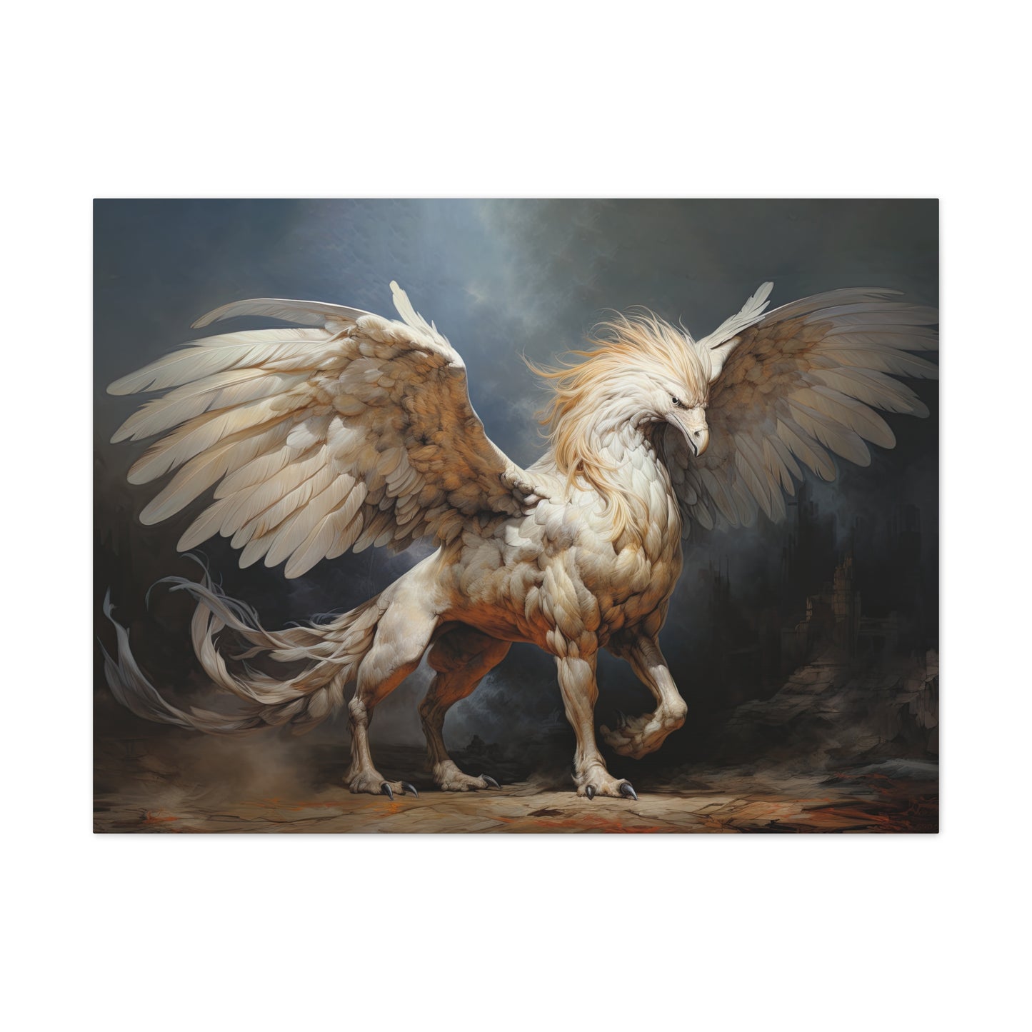 "Hippogriff Havoc"  Canvas Stretched, 0.75" - Print