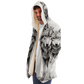 Wolf Sketch Microfleece Cloak