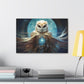 "Owl Deity"  Canvas Stretched, 0.75" - Print