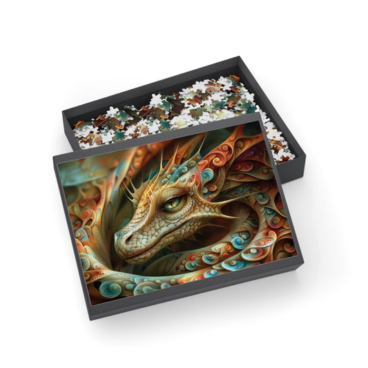 "Spiralwyrm" Puzzle (500, 1000-Piece)