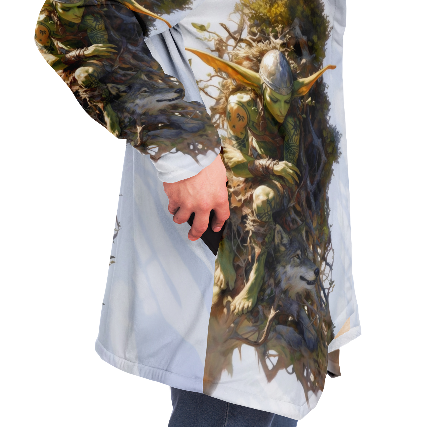 Floating Gardens Escape Microfleece Cloak