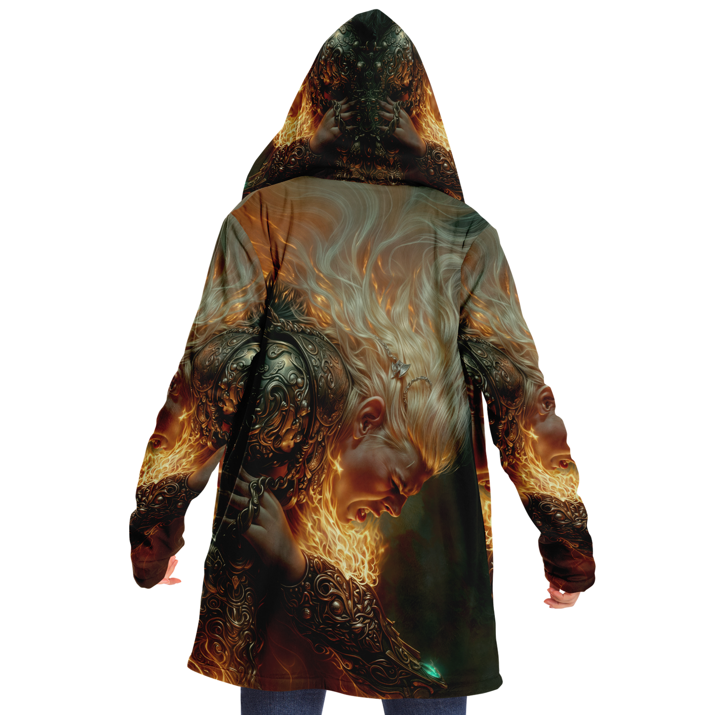 Fiery Choices Microfleece Cloak