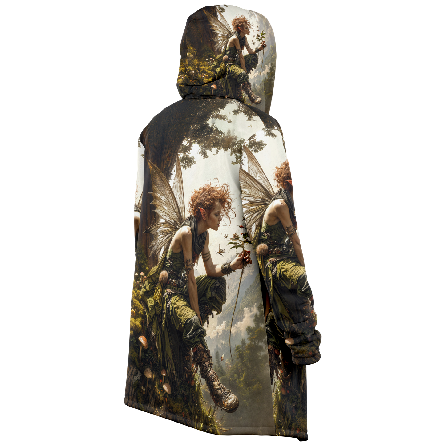 The Woodland Muse Microfleece Cloak